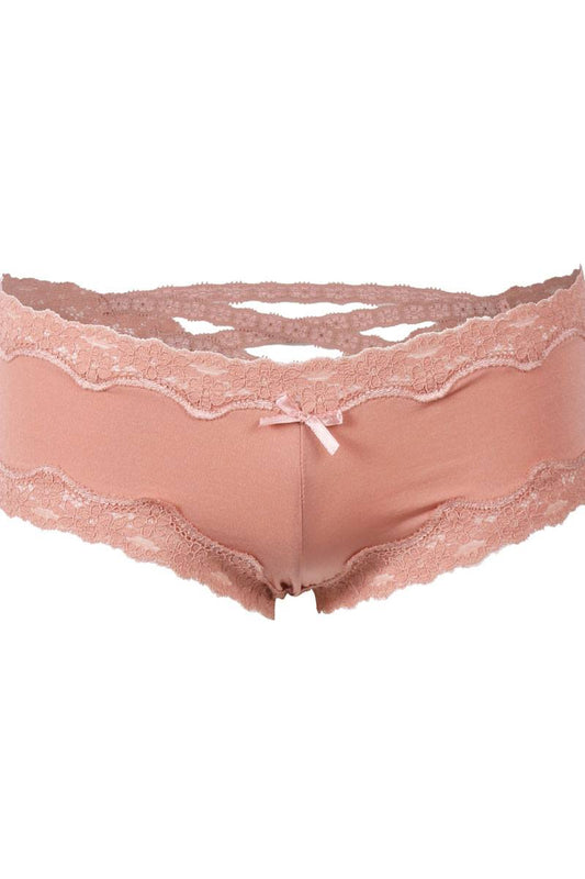 Sheer & super caged lace back bikini