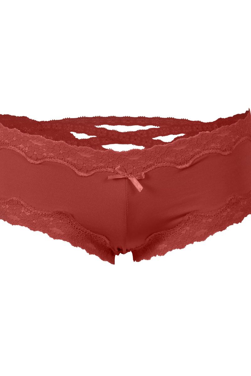 Sheer & super caged lace back bikini