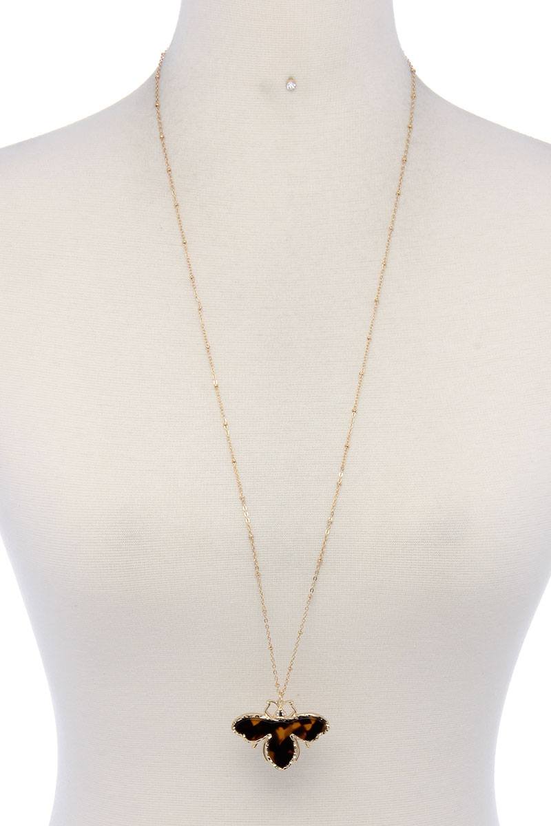 Insect Pendant Necklace