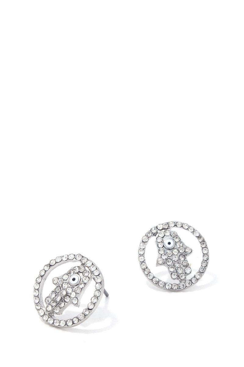Hamsa Hand Stud Earring
