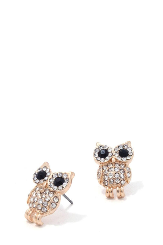 Owl Stud Earring