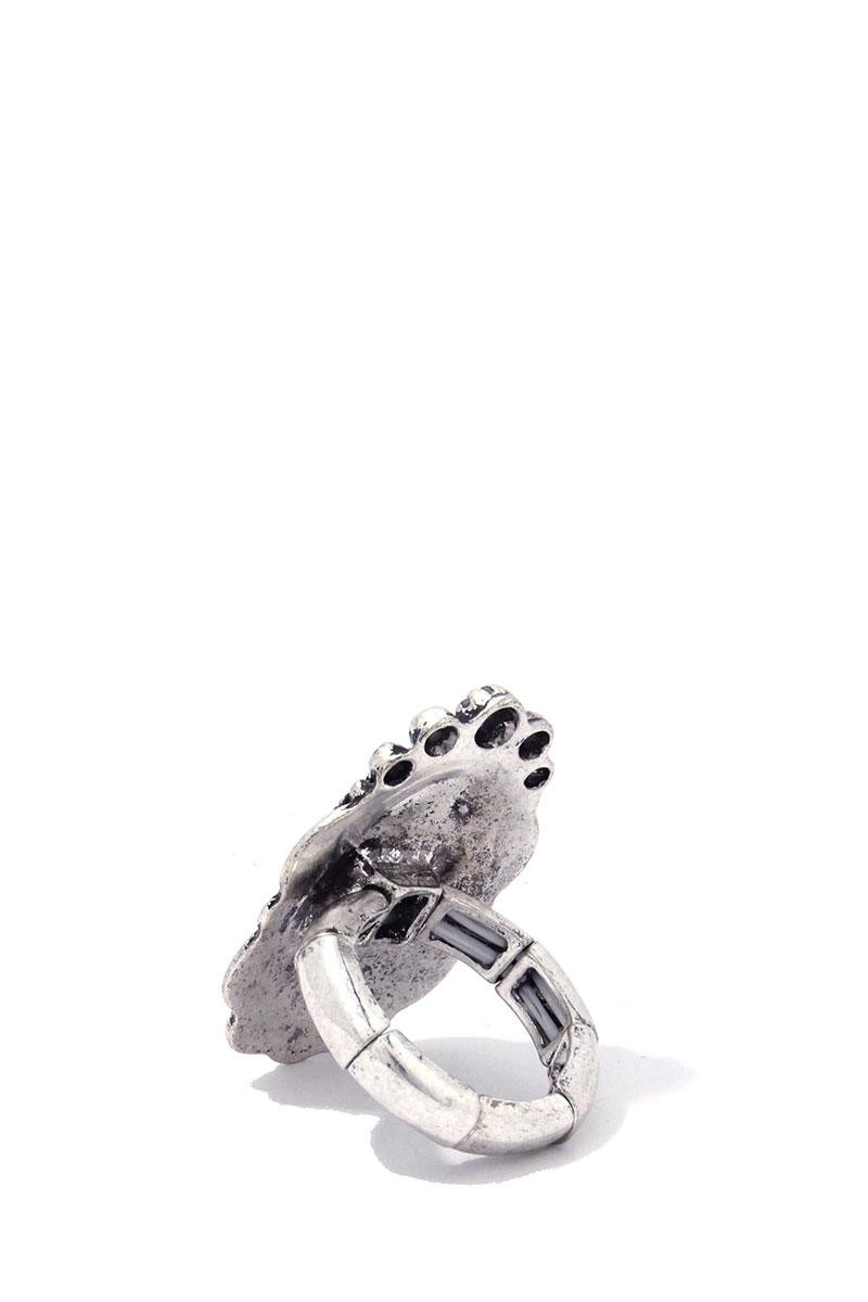 Filigree Turquoise Stretch Ring