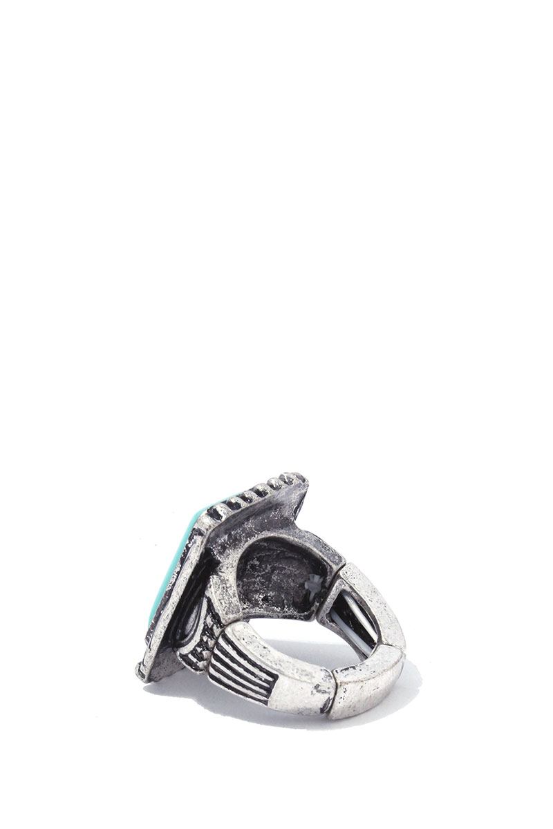 Square Shape Stretch Ring