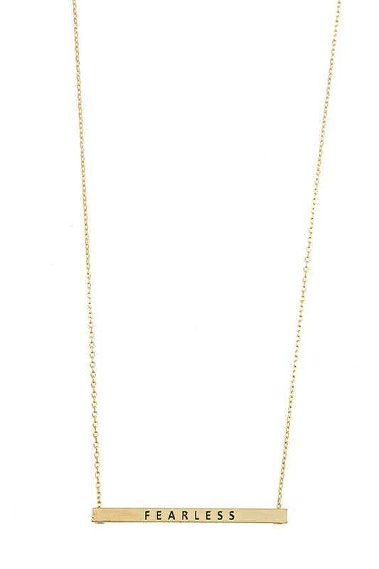 Fearless Bar Necklace