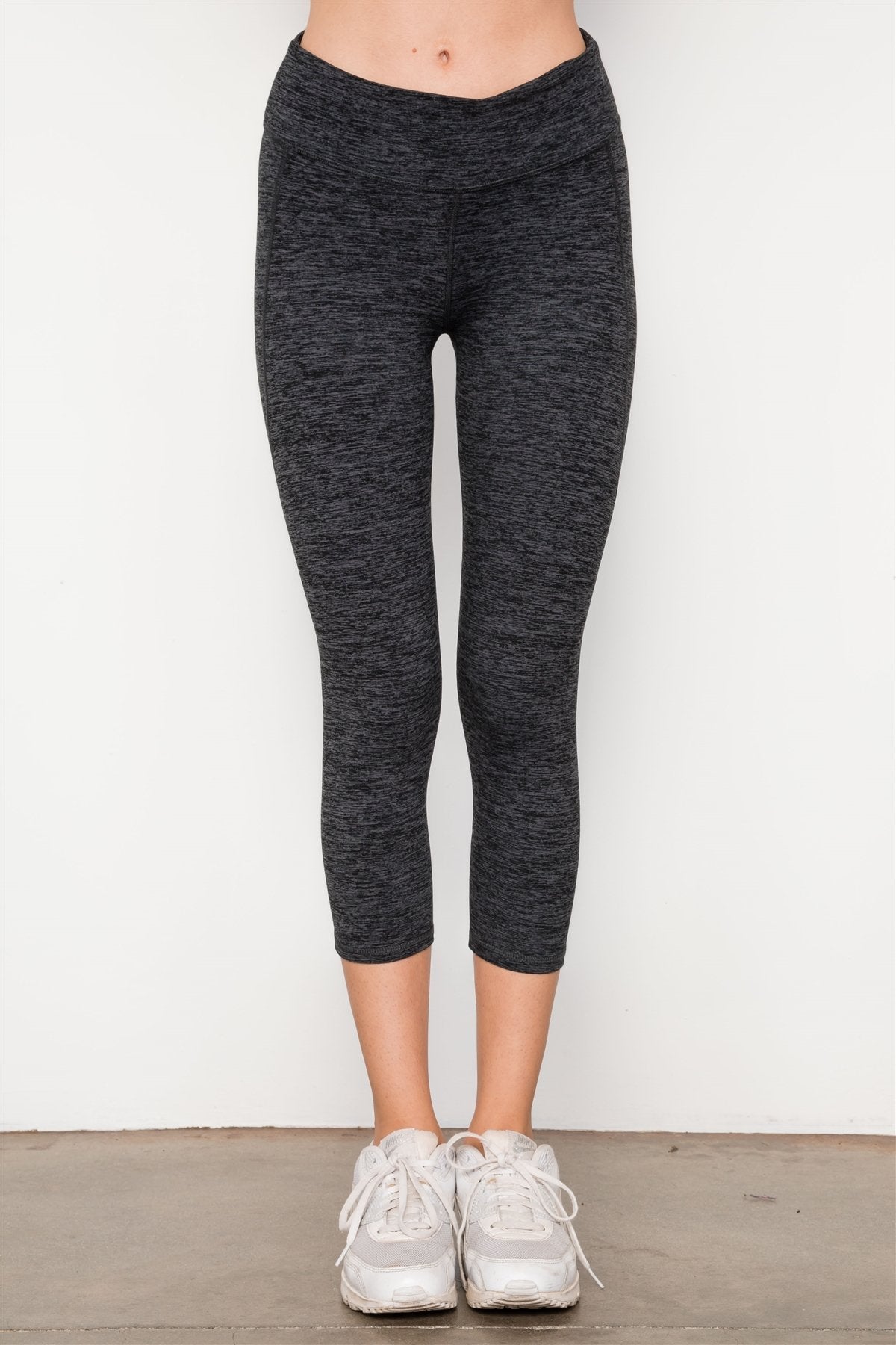 Grey Athletic Capri Leggings