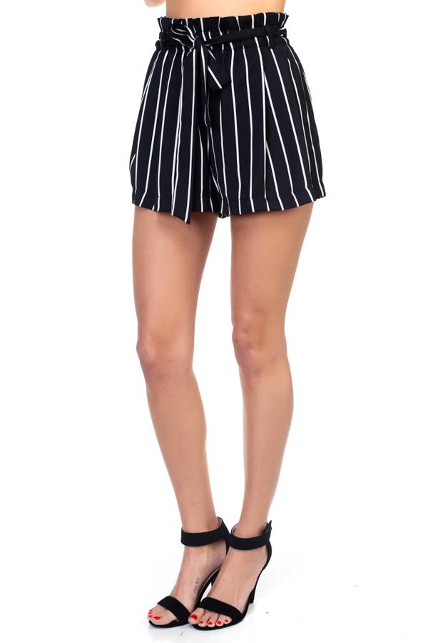 Stripe Mini Shorts