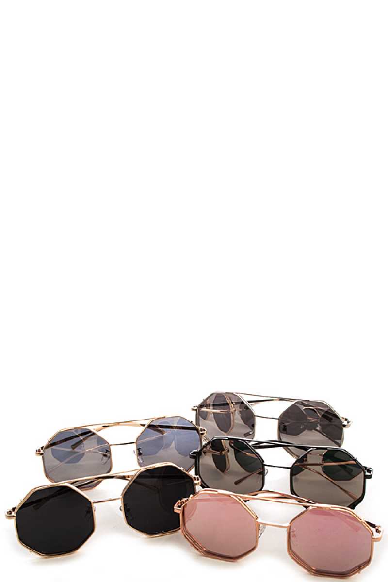 Modern Fashion Angled Sunglasses