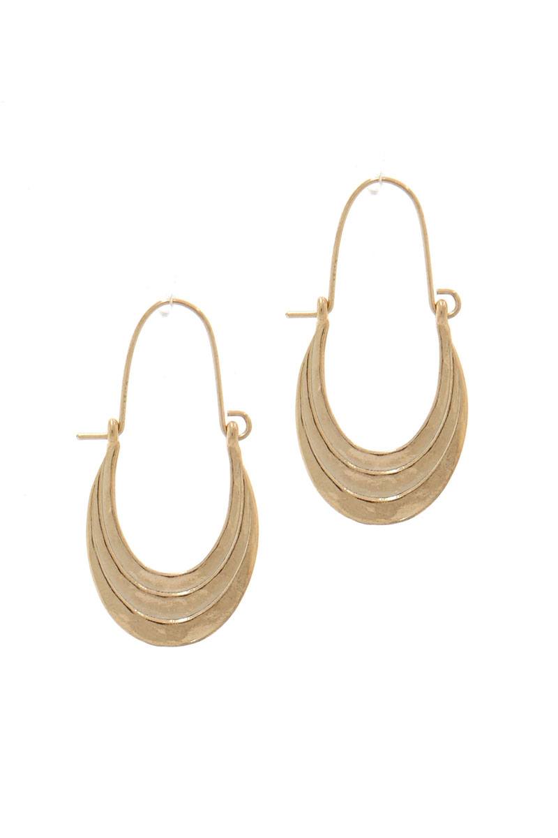 Metal Drop Earring