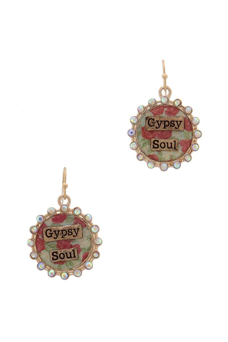 "gypsy Soul" Rhinestone Drop Earring