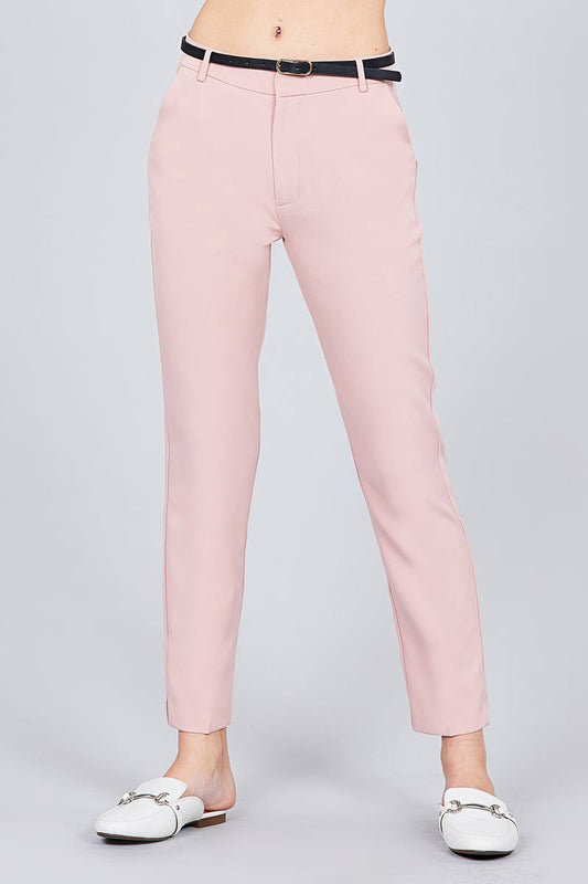 Classic Woven Pants W/belt