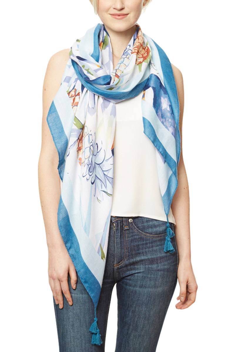 Tropical Print Scarf