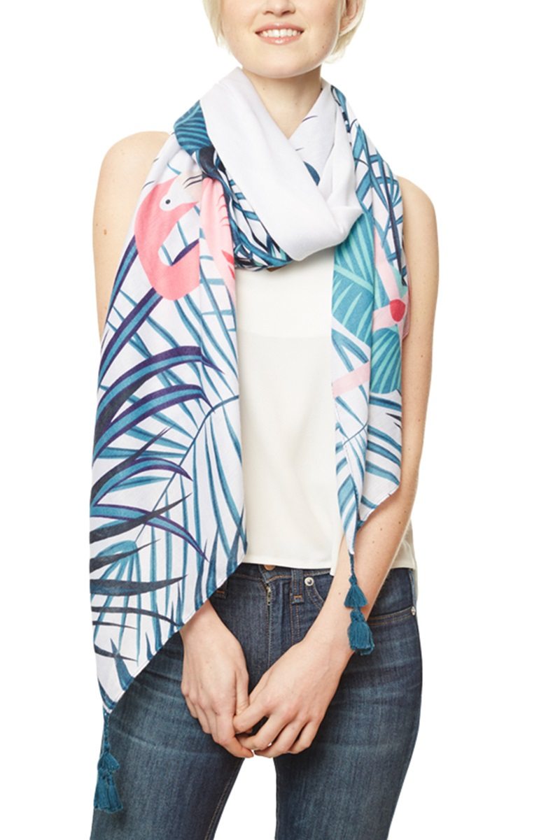 Tropical Print Scarf