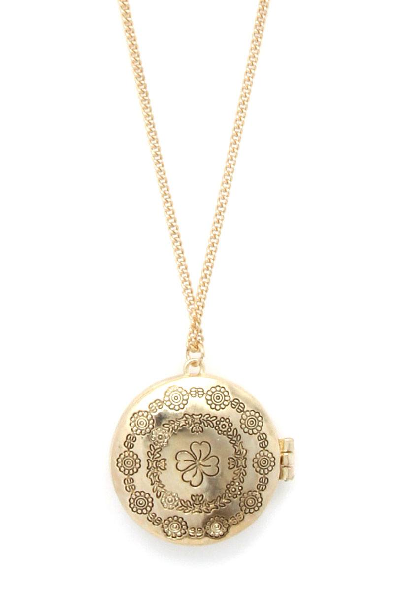 Mermaid Locket Magnetic Pendant Necklace