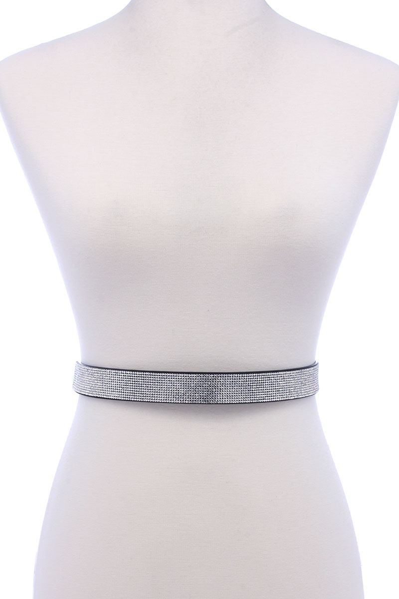 Rhinestone Stretch Belt