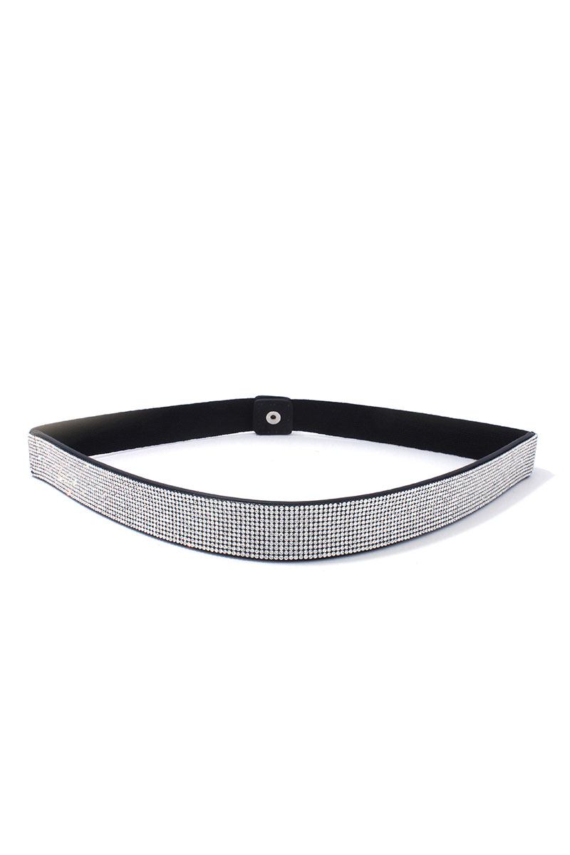 Rhinestone Stretch Belt