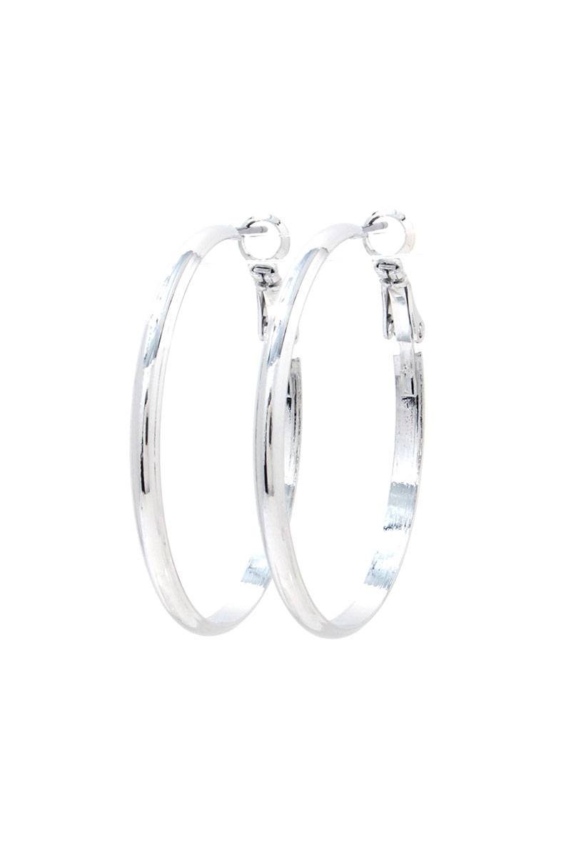 Metal Hoop Earring