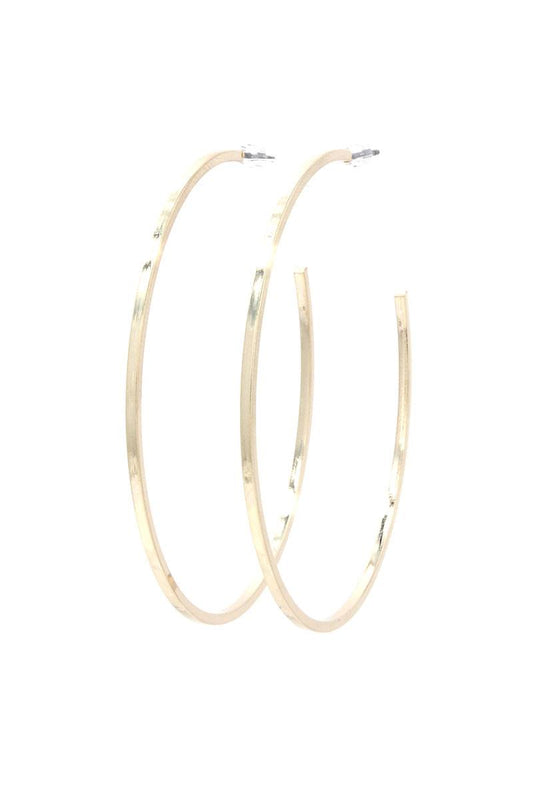 Open Metal Hoop Earring
