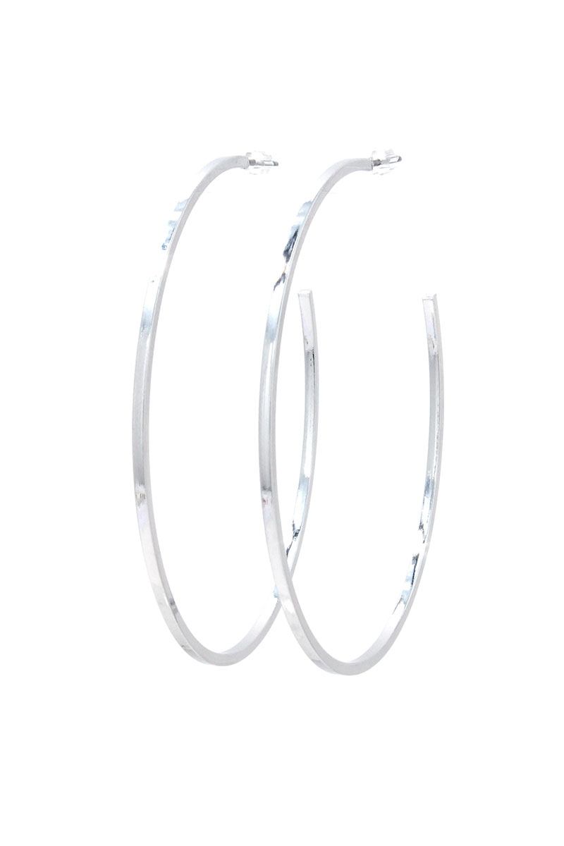 Open Metal Hoop Earring