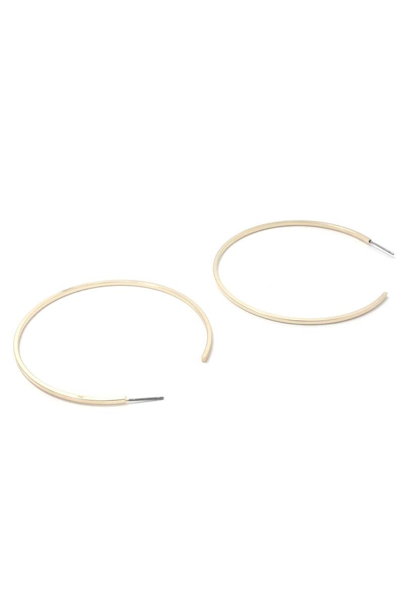 Open Metal Hoop Earring