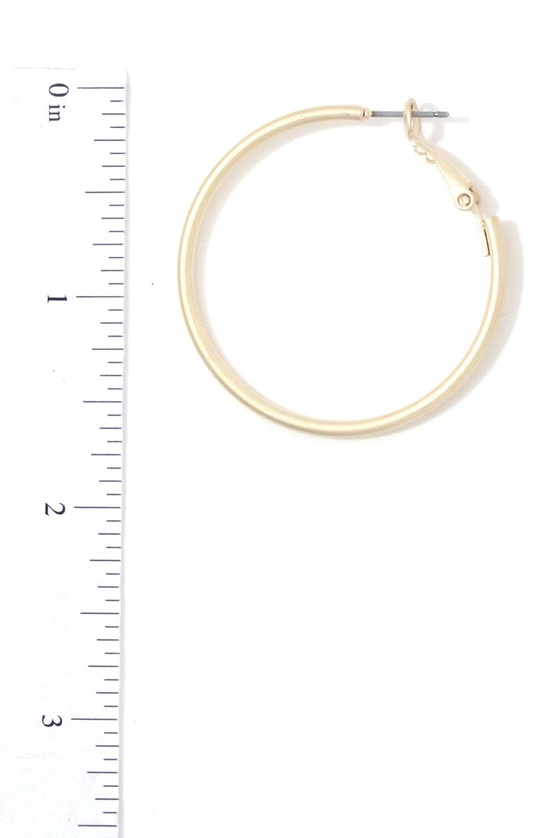 Metal Hoop Earring