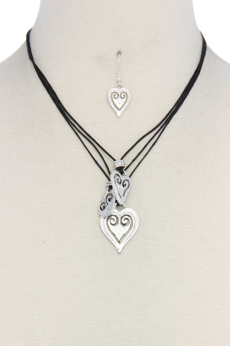 Heart Shape Pendant Necklace
