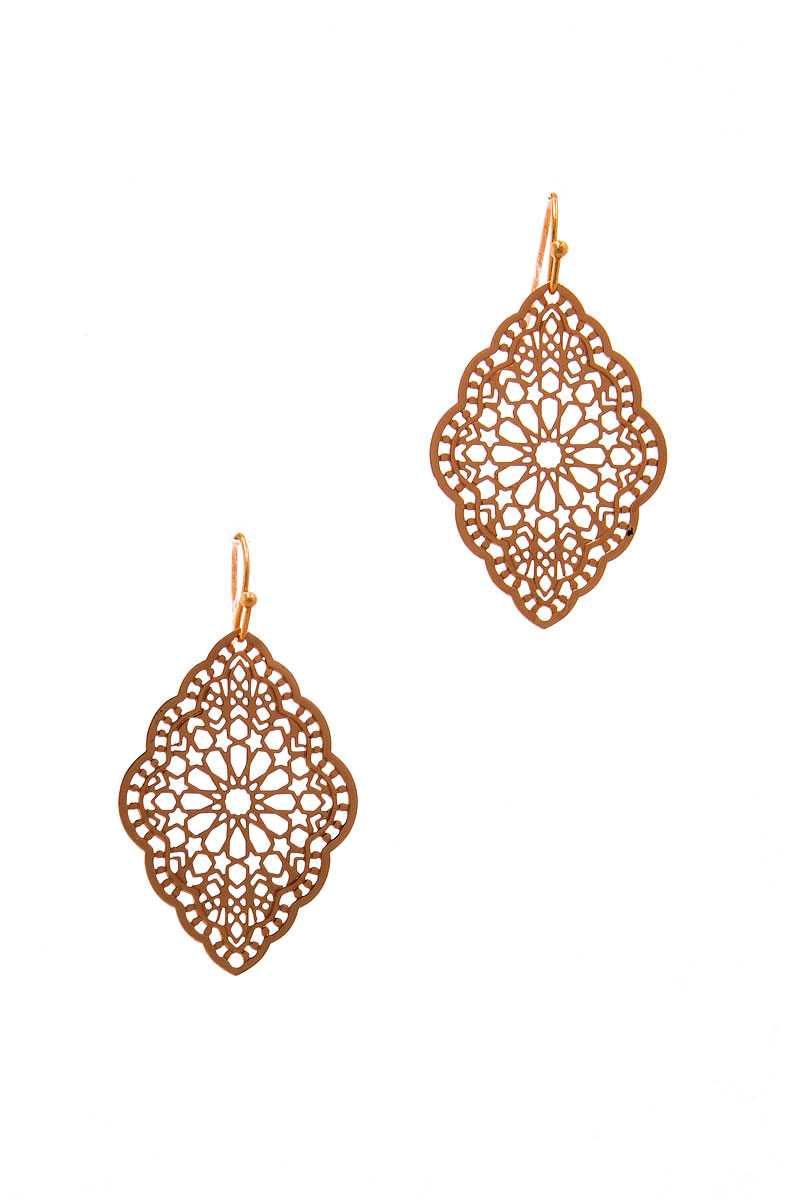 Stylish Filigree Chic Drop Earring
