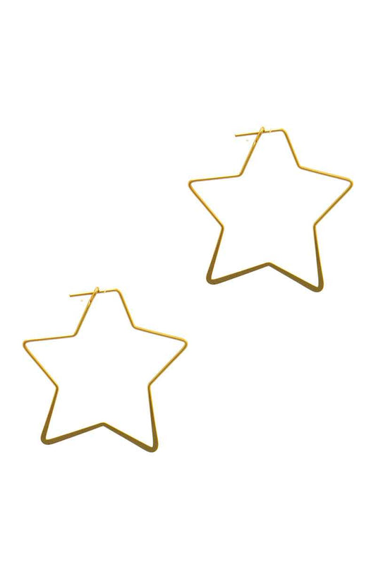 Designer Chic Wire Star Earring