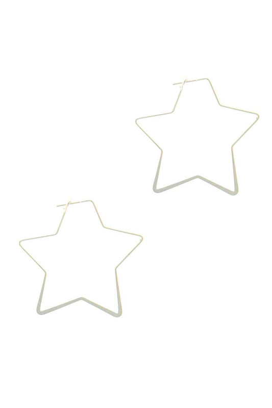 Designer Chic Wire Star Earring