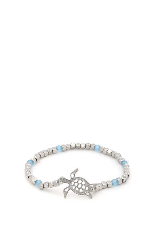 Sea Turtle Beaded Stretch Bracelet