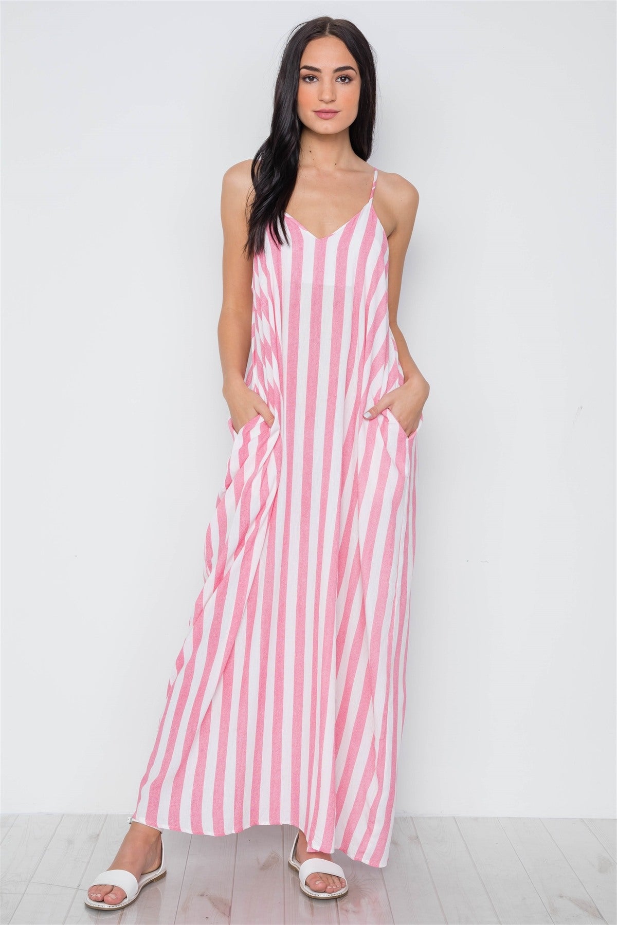 Short Sleeve V-neck Wrapped W/bow Tie Floral Print Maxi Dress