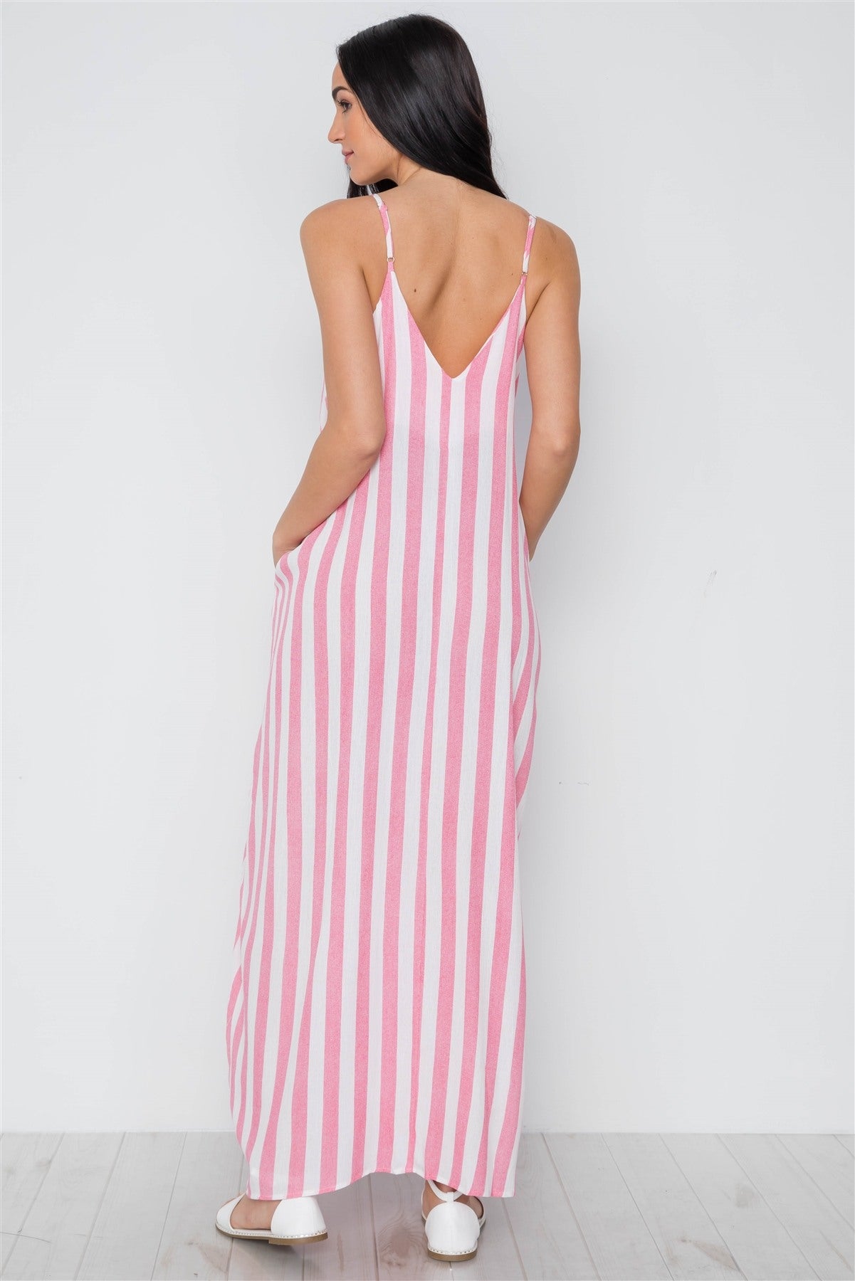 Short Sleeve V-neck Wrapped W/bow Tie Floral Print Maxi Dress