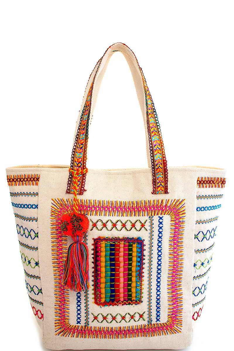 Fashion Trendy Chic Pattern Soft Fabric Shopper