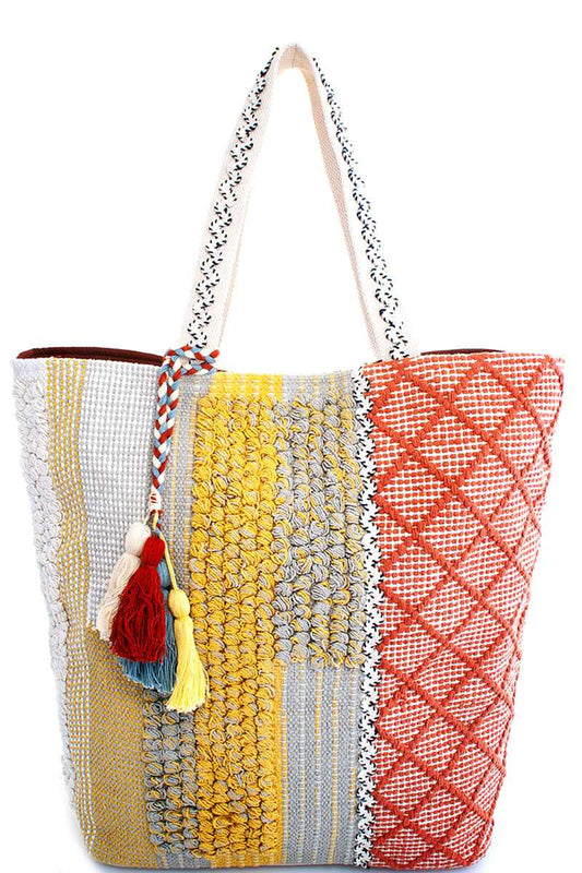 Modern Fashion Soft Chic Fabric Shopper Bag