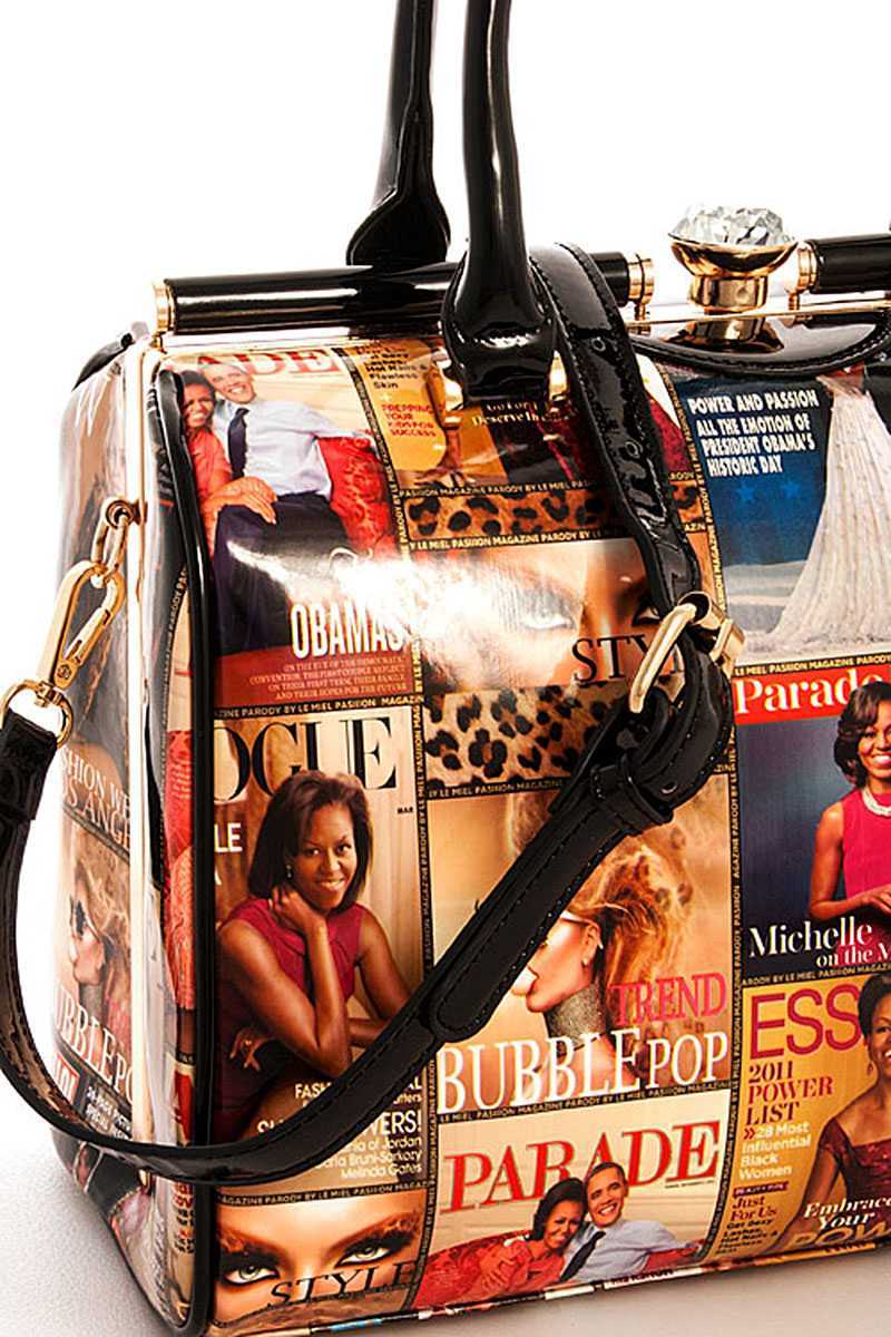 2in1 Designer Trendy Magazine Satchel With Long Strap