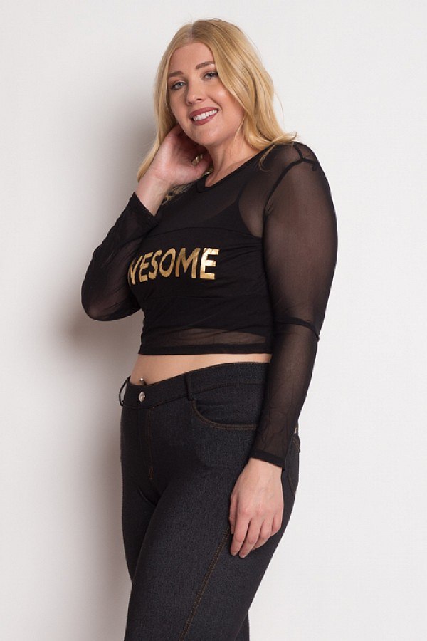 Printed Mesh Top