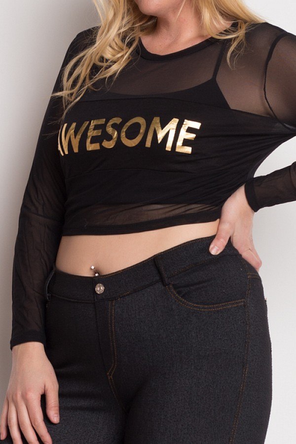 Printed Mesh Top