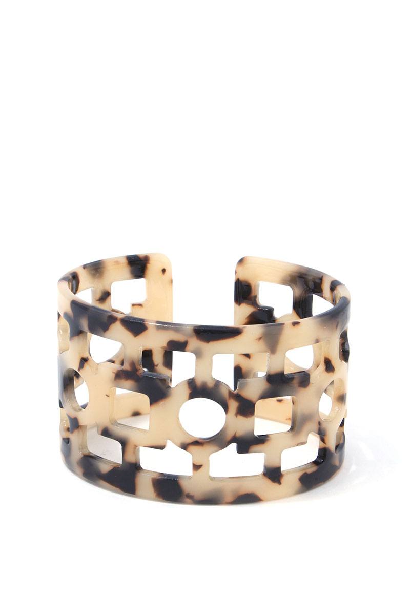 Wide Acetate Cuff Bracelet