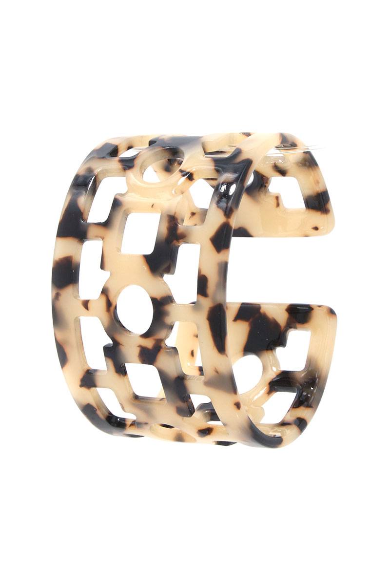Wide Acetate Cuff Bracelet