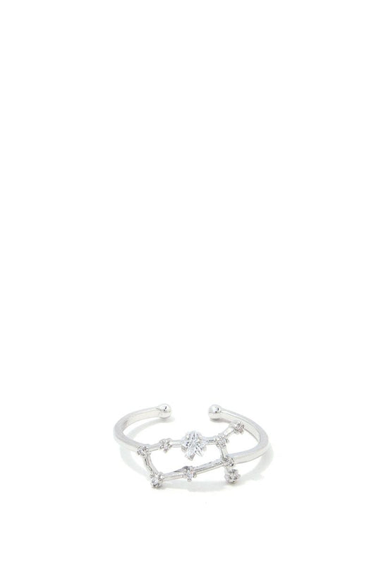 Gemini Constellation Star Ring