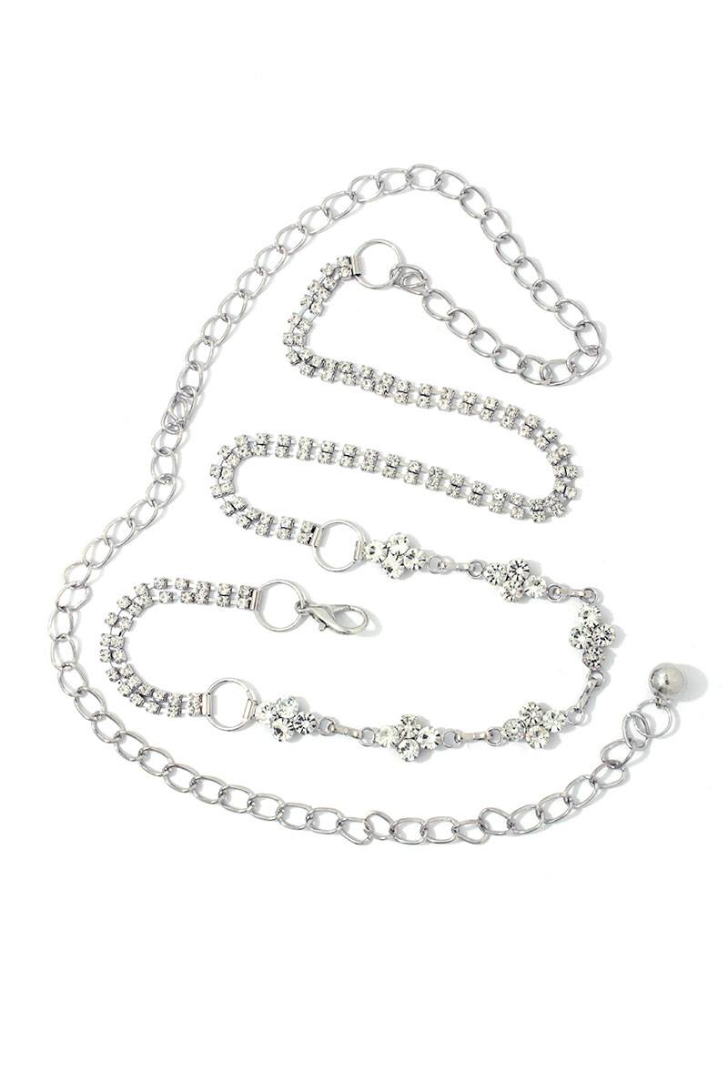 Rhinestone Chain Belt