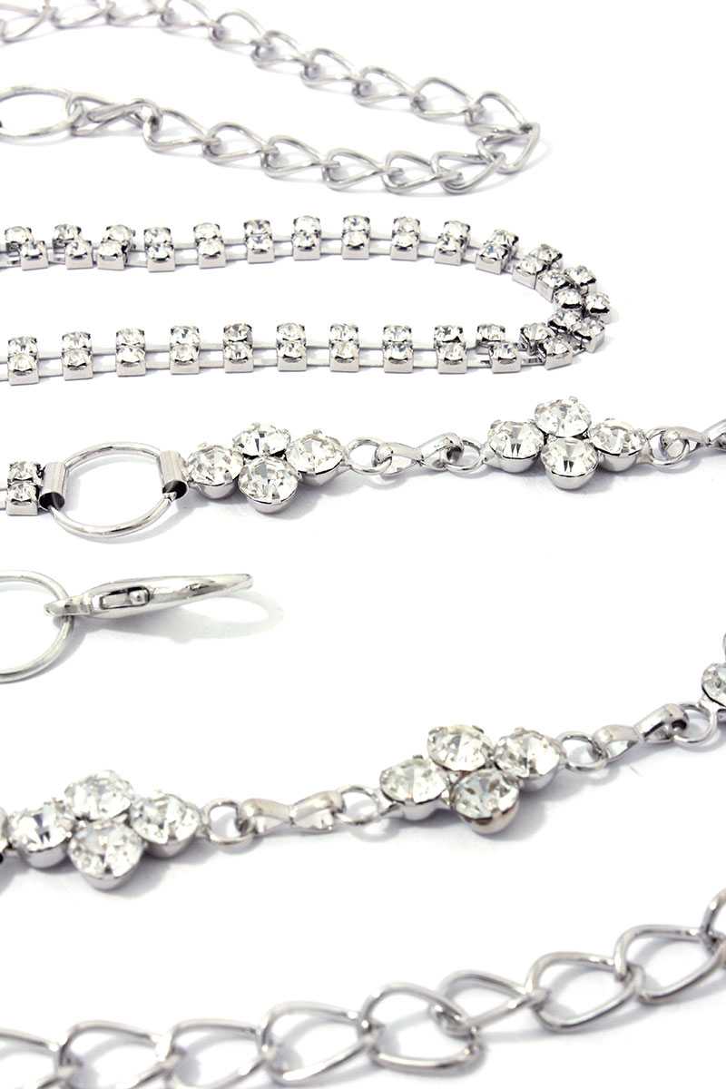 Rhinestone Chain Belt