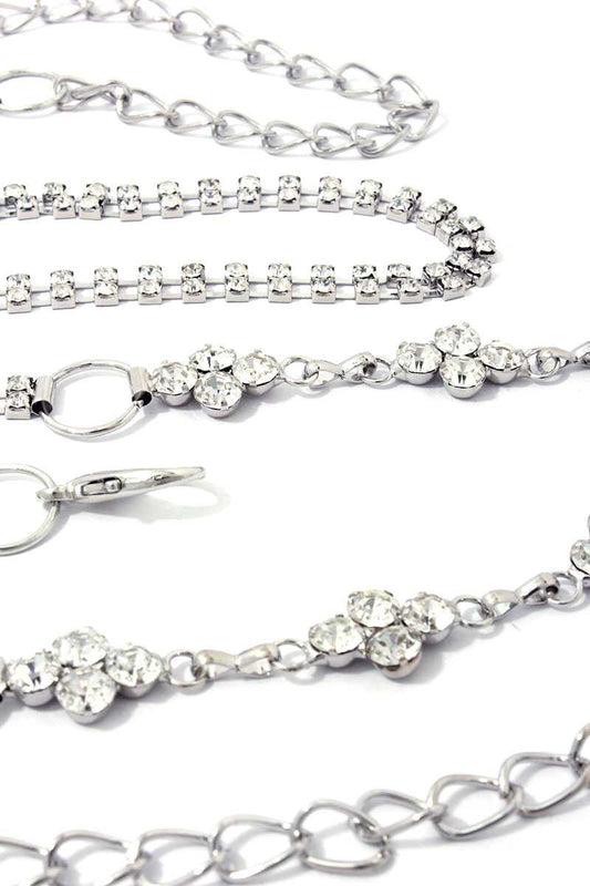 Rhinestone Chain Belt