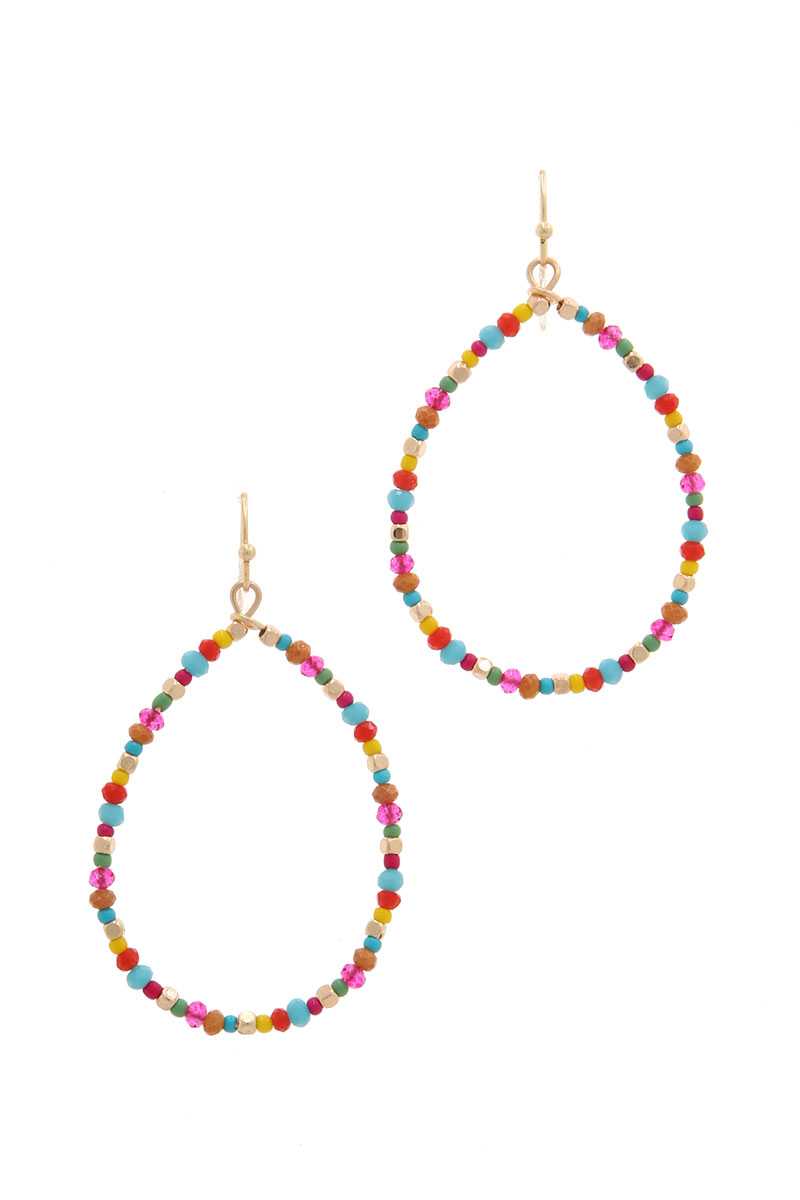 Beaded Drop Earring