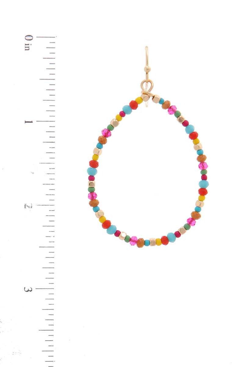 Beaded Drop Earring