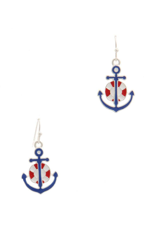 Anchor Drop Earring