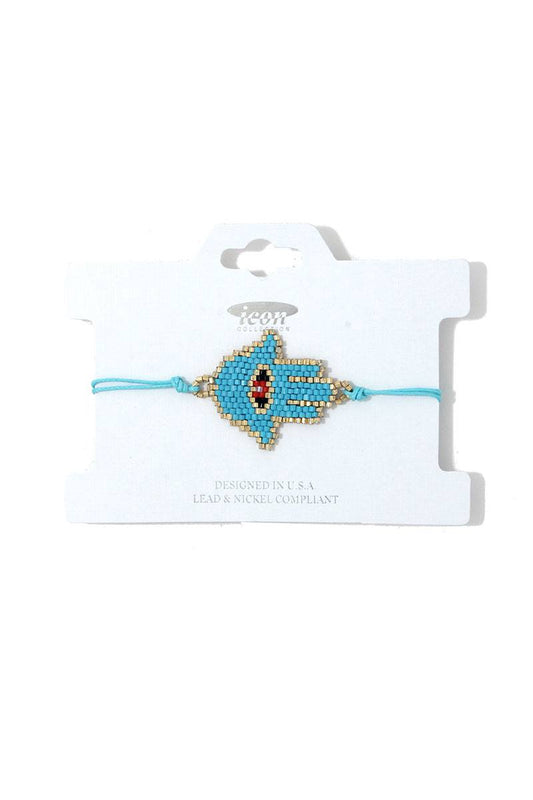 Hamsa Hand Beaded Adjustable Bracelet