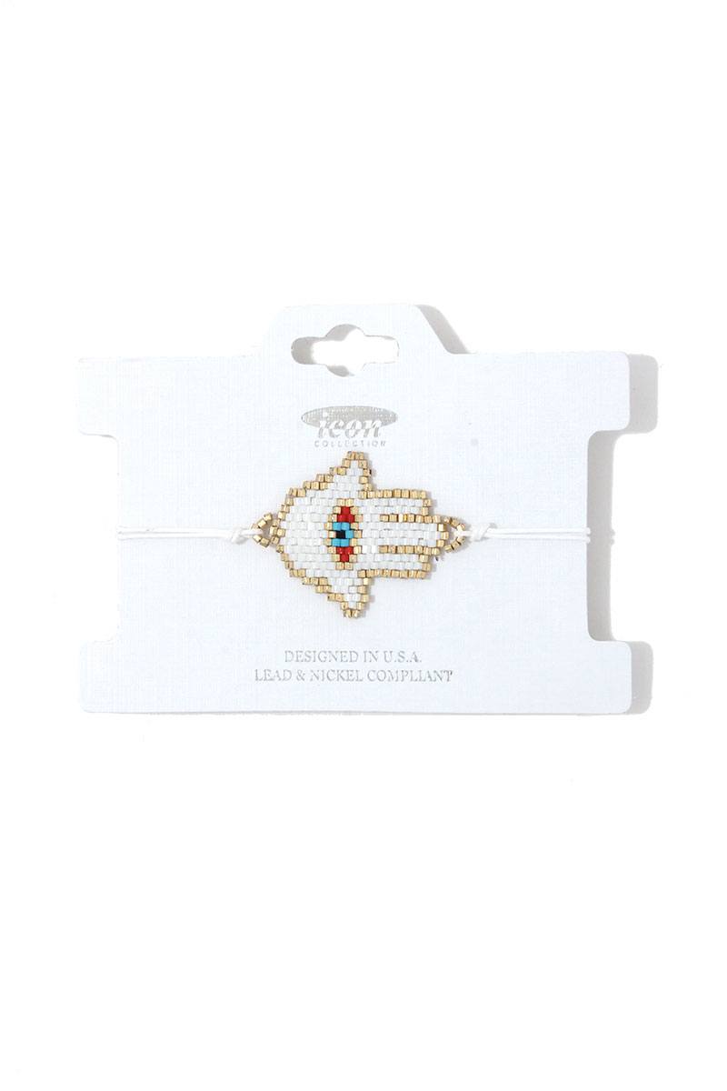 Hamsa Hand Beaded Adjustable Bracelet