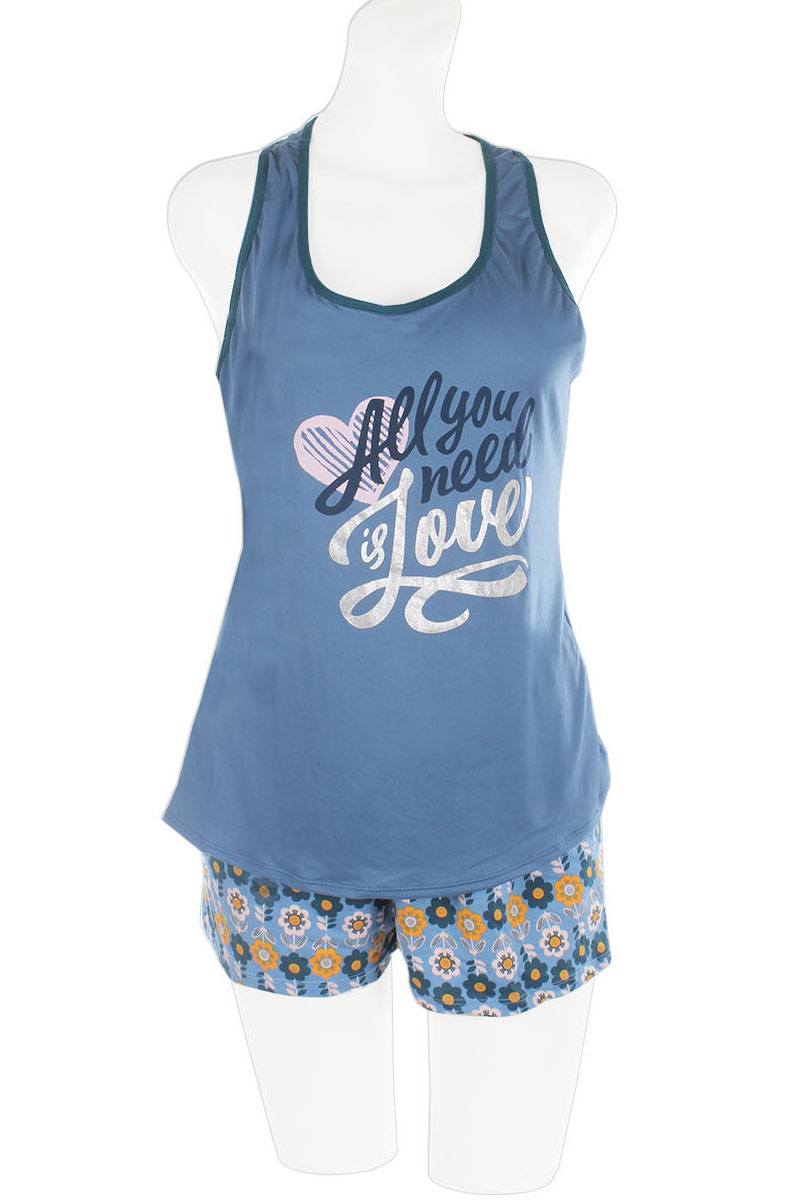 Knit Racerback Tank And Shorts Set