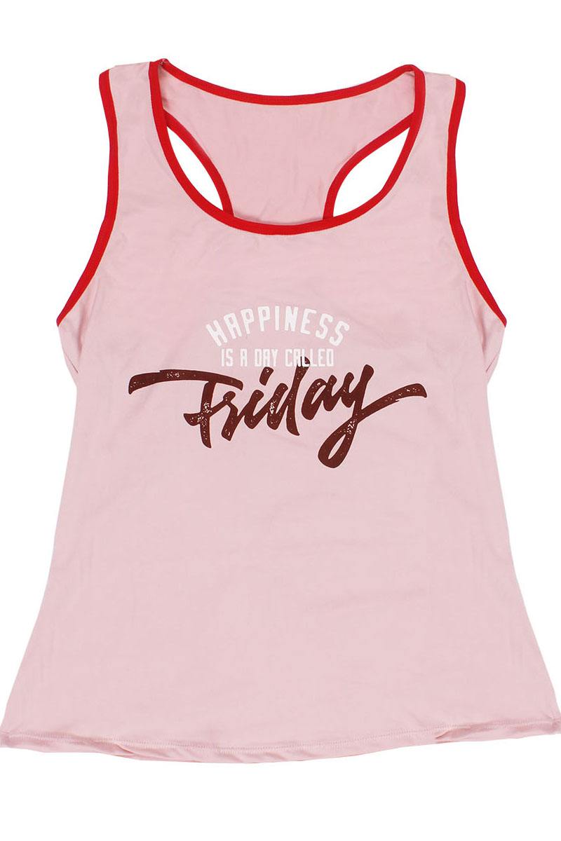 Knit Racerback Tank And Pants Set