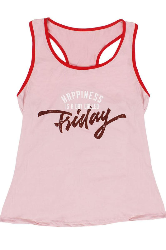 Knit Racerback Tank And Pants Set
